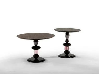 PANDORA - Round wooden coffee table _ Tonin Casa